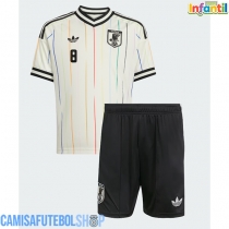 Camisa de time de futebol Japão Takumi Minamino #8 Replicas 2º Equipamento Infantil Mundo 2026 Manga Curta (+ Calças curtas)